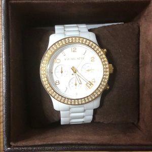 Michael Kors White Ceramic Watch